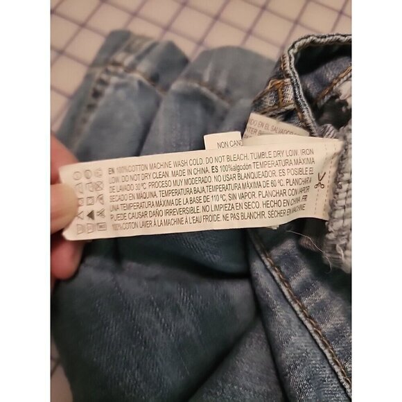 Forever 21 Skirt Mini Jean Button Front Denim Juniors Women's Medium - Picture 6 of 6